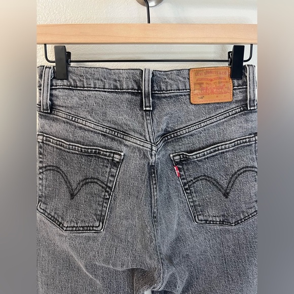 Levi’s Cropped Straight Leg Jeans W26 L26 - Picture 5 of 6
